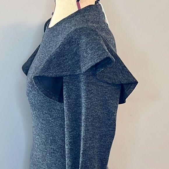 NWT Free Generation Ruffle Trim Body Con Dress - Size Small - Picture 8 of 14